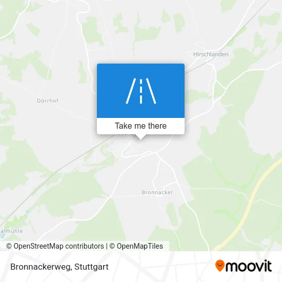 Карта Bronnackerweg