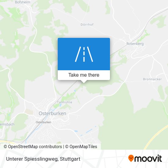 Unterer Spiesslingweg map