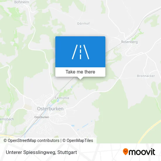 Карта Unterer Spiesslingweg