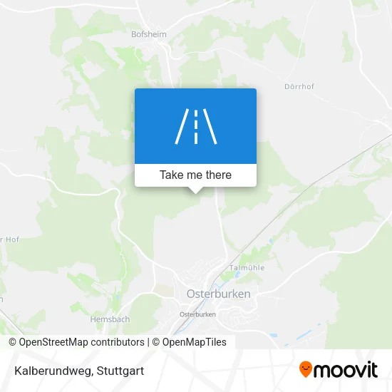 Карта Kalberundweg