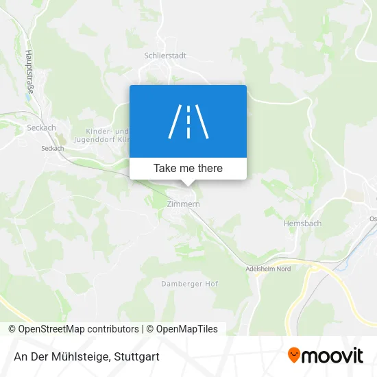 Карта An Der Mühlsteige