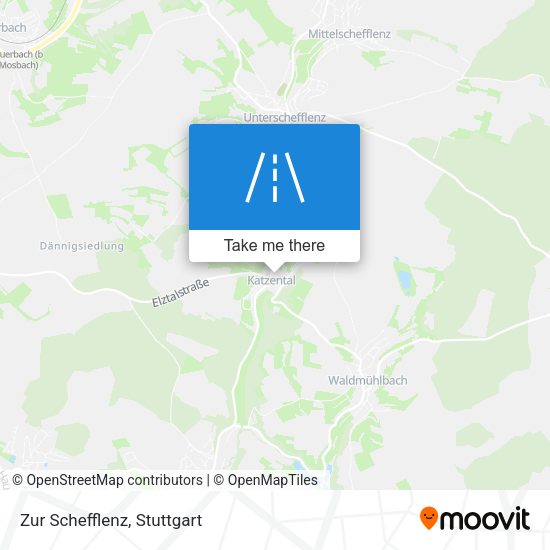 Карта Zur Schefflenz