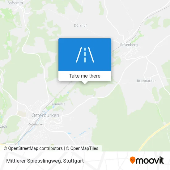 Карта Mittlerer Spiesslingweg