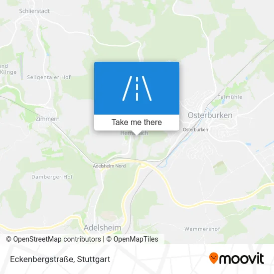 Карта Eckenbergstraße