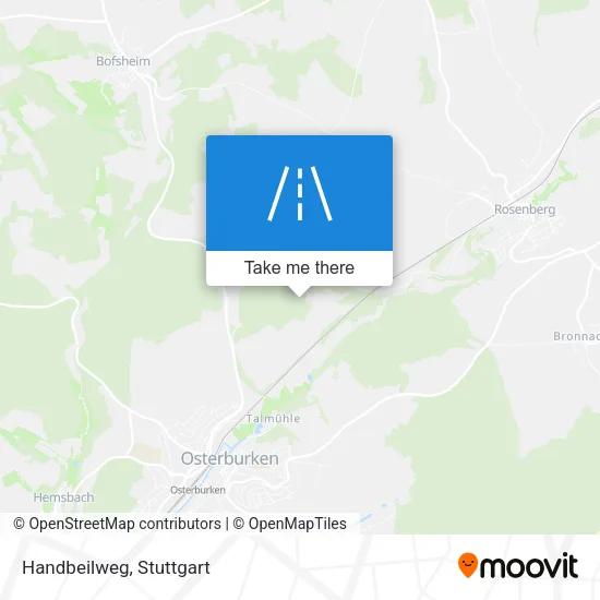 Карта Handbeilweg