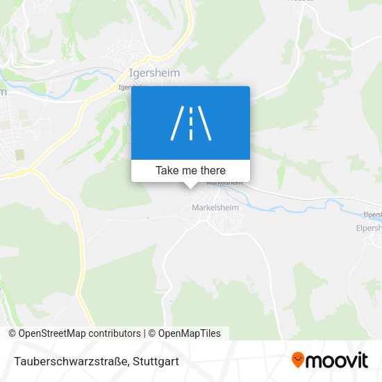 Карта Tauberschwarzstraße