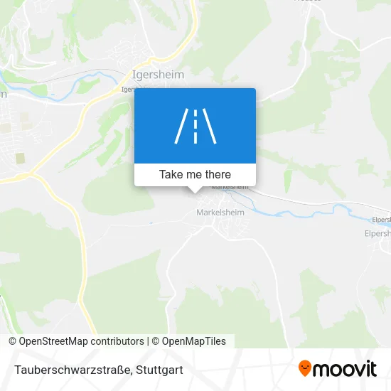 Карта Tauberschwarzstraße