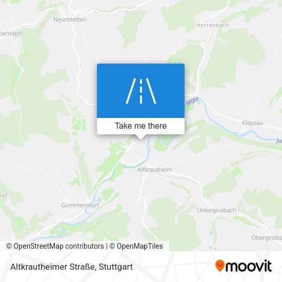 Altkrautheimer Straße map