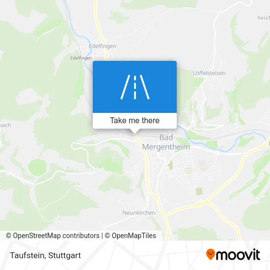 Карта Taufstein