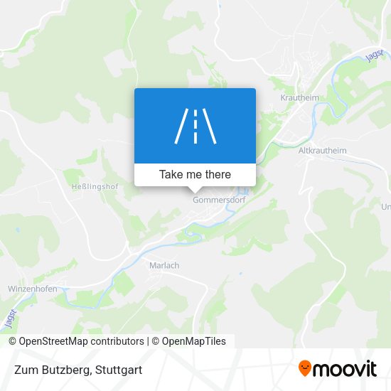 Карта Zum Butzberg