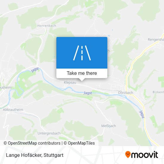 Lange Hofäcker map