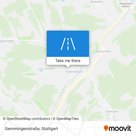 Карта Gemmingenstraße