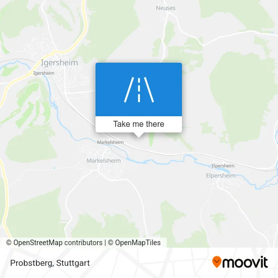 Probstberg map