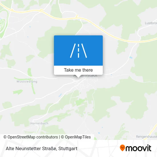 Карта Alte Neunstetter Straße