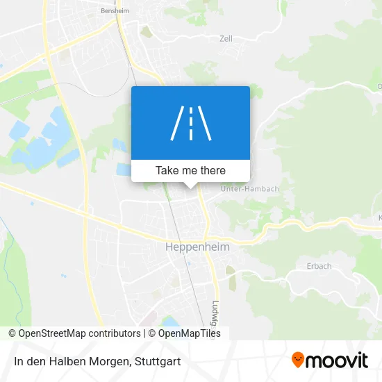 Карта In den Halben Morgen