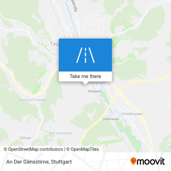 An Der Gänsstirne map