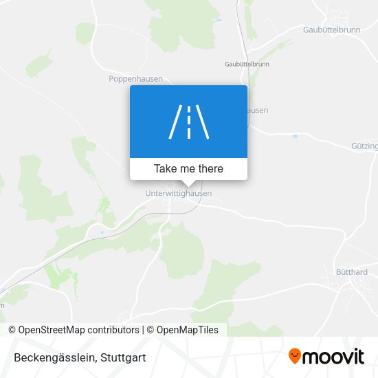 Beckengässlein map