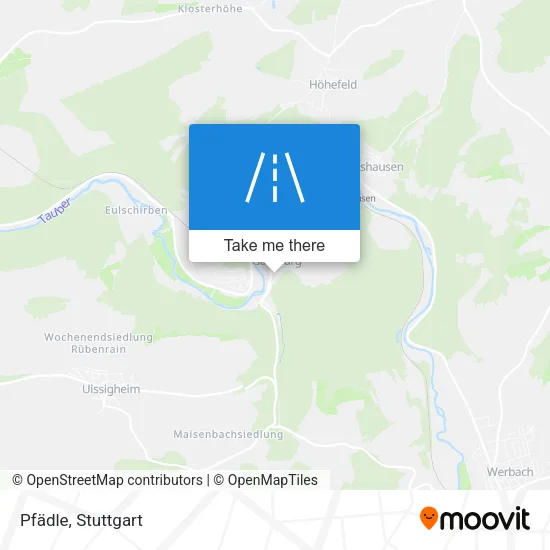 Карта Pfädle