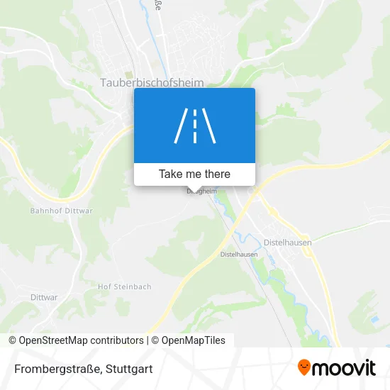 Карта Frombergstraße