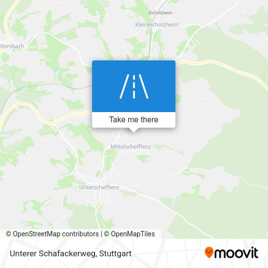 Карта Unterer Schafackerweg