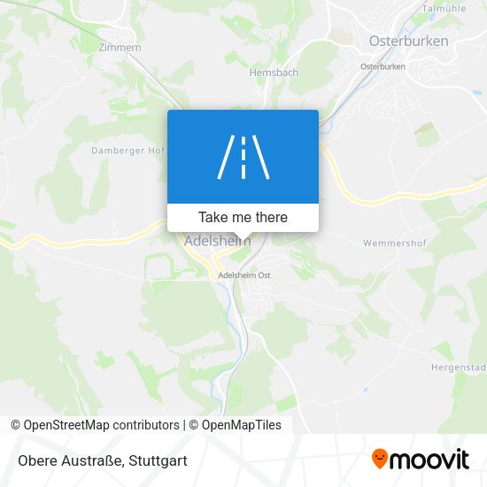 Obere Austraße map
