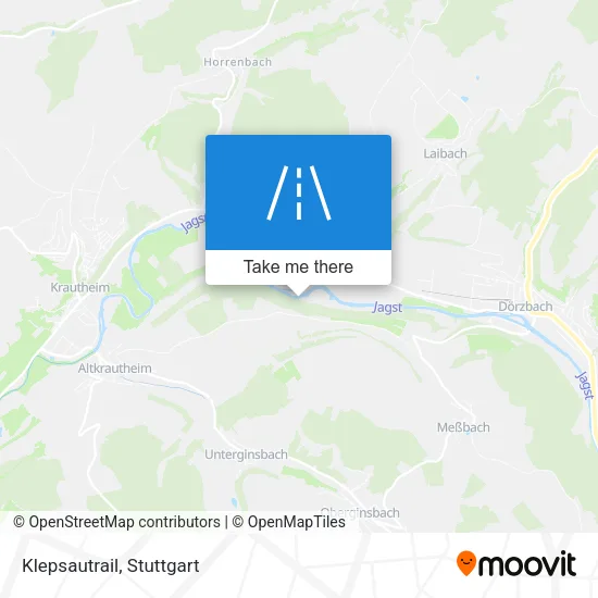 Klepsautrail map