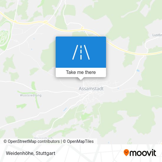 Weidenhöhe map