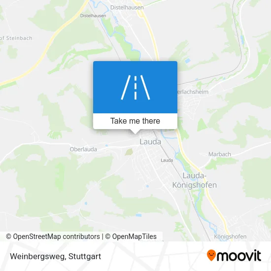 Карта Weinbergsweg