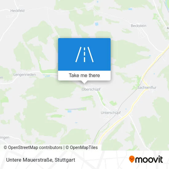 Карта Untere Mauerstraße