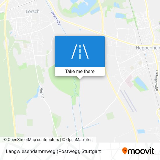 Langwiesendammweg (Postweg) map