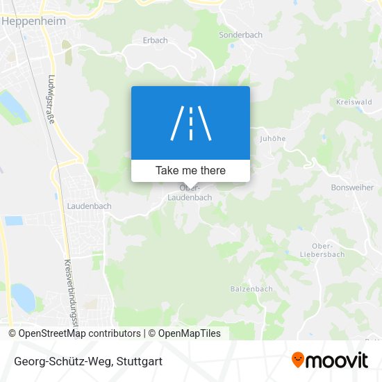 Georg-Schütz-Weg map