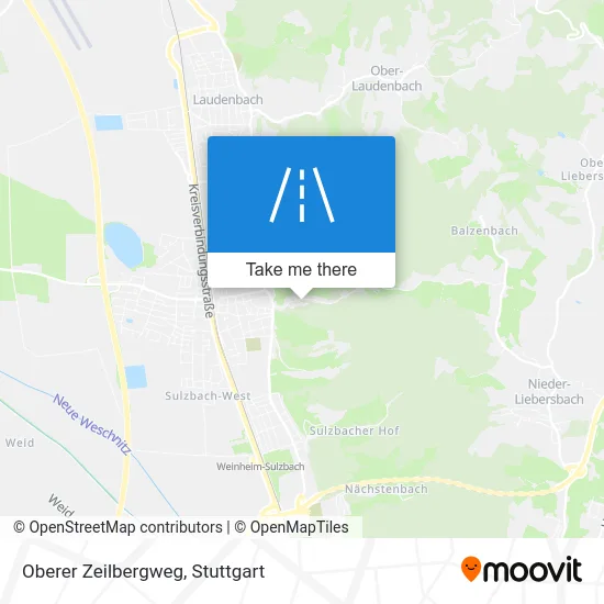 Карта Oberer Zeilbergweg