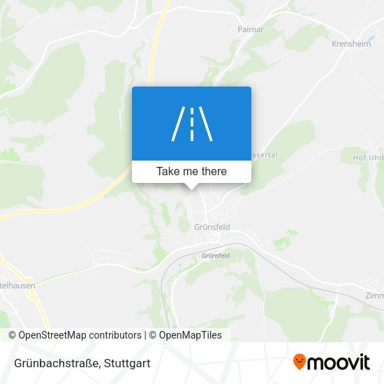 Grünbachstraße map
