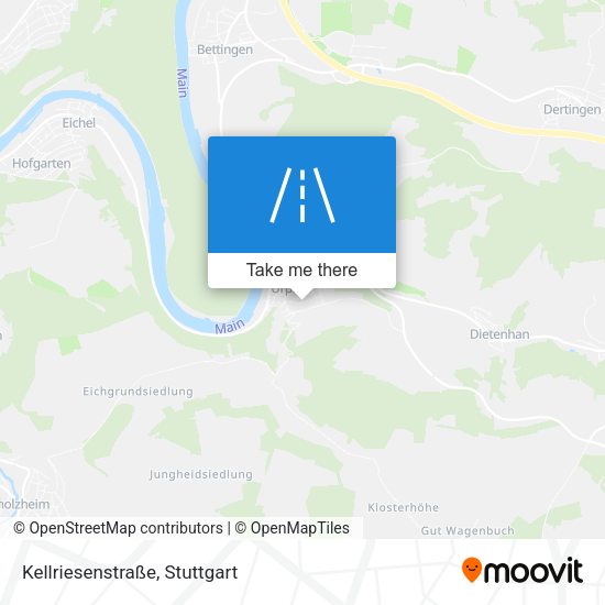 Kellriesenstraße map