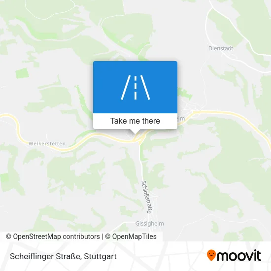 Карта Scheiflinger Straße