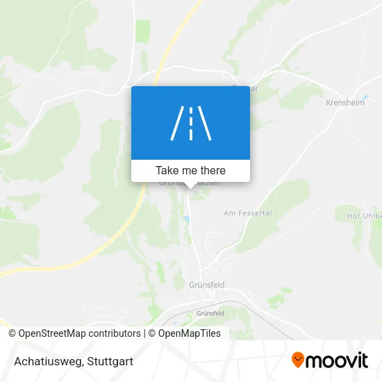 Achatiusweg map