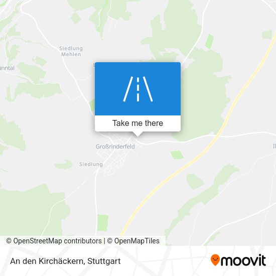 An den Kirchäckern map