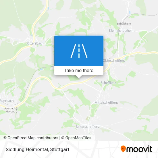 Карта Siedlung Heimental