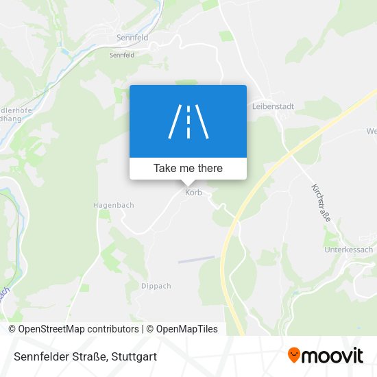Sennfelder Straße map