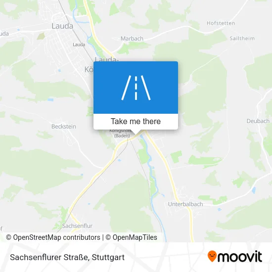 Карта Sachsenflurer Straße