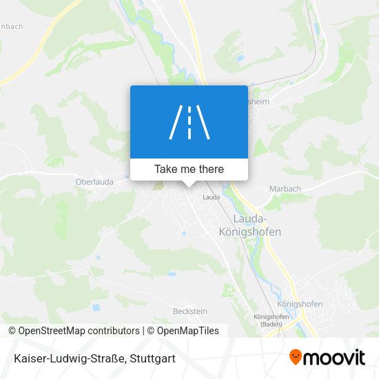 Kaiser-Ludwig-Straße map