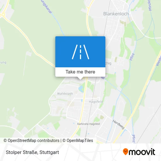 Карта Stolper Straße