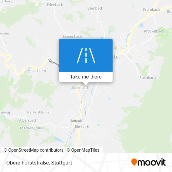Карта Obere Forststraße