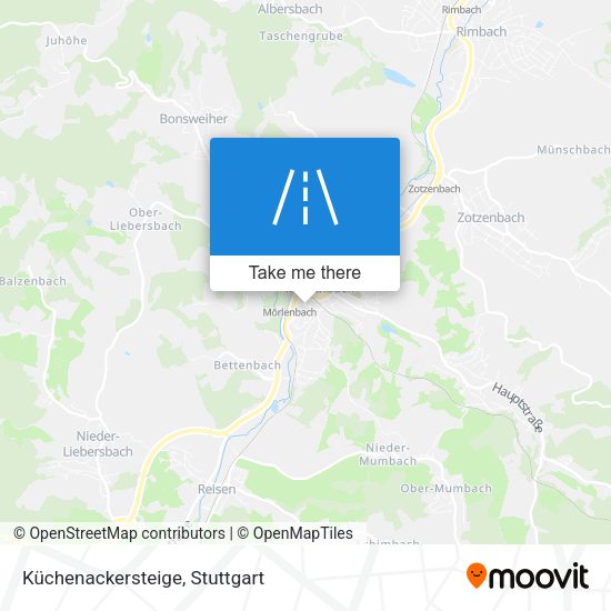 Карта Küchenackersteige