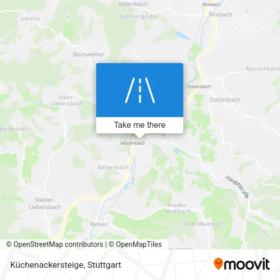 Карта Küchenackersteige