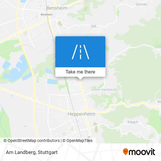 Am Landberg map