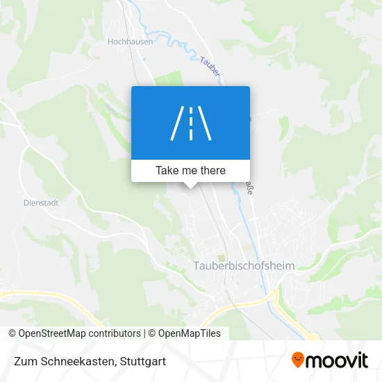 Карта Zum Schneekasten