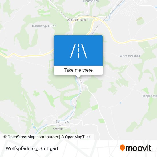 Карта Wolfspfadsteg