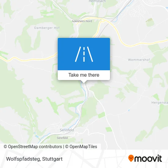 Карта Wolfspfadsteg