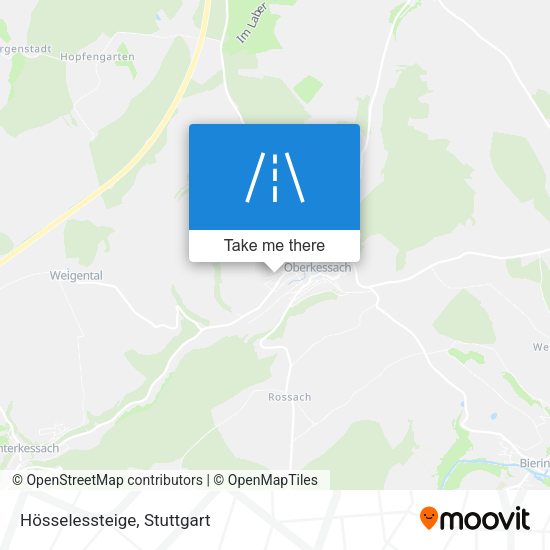 Hösselessteige map